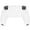 White, variant on eXtremeRate Non-Slip Custom Back Plate Bottom Shell Compatible with p s 5 Controller, 3D Splashing Cover Game Improvement Replacement Back Shell - Black