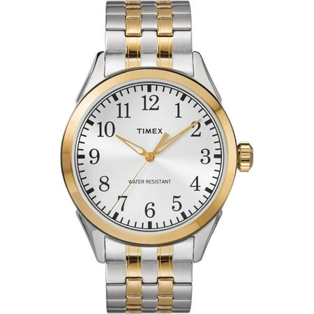 Men's Briarwood Two-Tone Watch, Stainless Steel Expansion Band