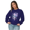 thumbnail image 3 of Betty Boop Magical Fairy Wings Women Plus Size Crewneck Sweatshirt Brisco Brands 2X, 3 of 5