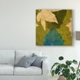 thumbnail image 3 of Trademark Fine Art 'Teal Leaf I' Canvas Art by Louise Montillio, 3 of 4