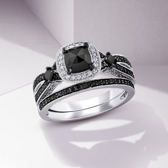 Everly Women's Diamond Sterling Silver Bridal Set