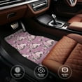 thumbnail image 4 of Uemuo Car Floor Mats - Rose Flowers Pattern Carpet Floor Mats for Cars, Auto Accessories Front & Rear Car Floor Foot Mat Sets of 4 Pieces, 4 of 6