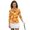 Desert Camo Print, variant on HUIACONG Tie Dye Star Women Golf Shirt 3/4 Sleeve, Polyester Spandex Golf Top for Tennis, Hiking, Golf and Outdoor Casual Wear