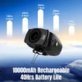 thumbnail image 2 of Portable Waist Fan,10000mAh Rechargeable Clip On Fan with 5 Speed&Flashlight,Wearable Belt Fan for Camping Travel, 2 of 6