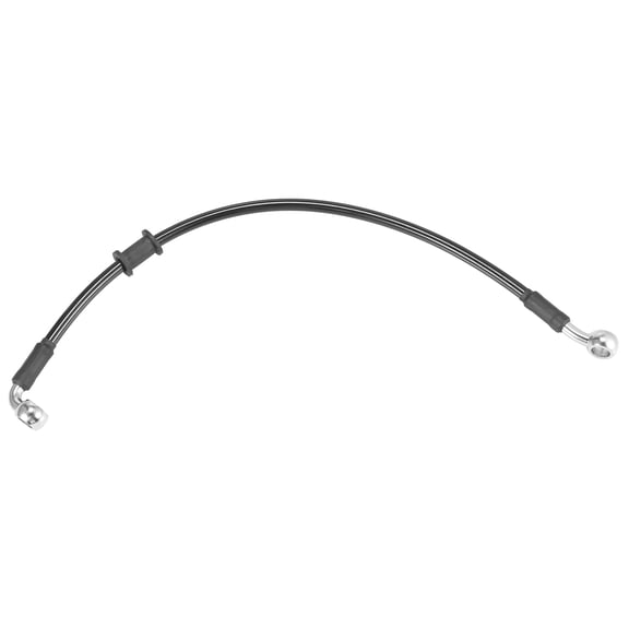 Universal 40cm 15.75" Brake Clutch Oil Hose Line Pipe Black for Motorcycle