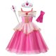 thumbnail image 1 of Disney Bella Durmiente niñas princesa Vestido niño Cosplay disfraz Aurora vestidos Vestido Halloween carnaval fiesta niños ropa 7-8T (etiqueta 140) Gao Jinjia LED, 1 of 2