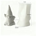 thumbnail image 2 of JDH silicone Faceless Santa Claus Candle Silicone Mold, DIY Christmas Gnome Mold Suitable for Aromatherapy Candles, Plaster Resin Soap Ice Molds, Home Decor, Holiday Gifts, 2 of 9