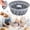 Gray(1PCS), variant on Multi Functional Baking Tool,Silicone Cake Pan,Donut Pan,Non-Stick Silicone Baking Molds,Silicone Bundt Cake Pan,Doughnut Cake Pans,Donut Mold,Cake Baking Molds,Non-Stick Pastry Mold,Gray(1PCS)