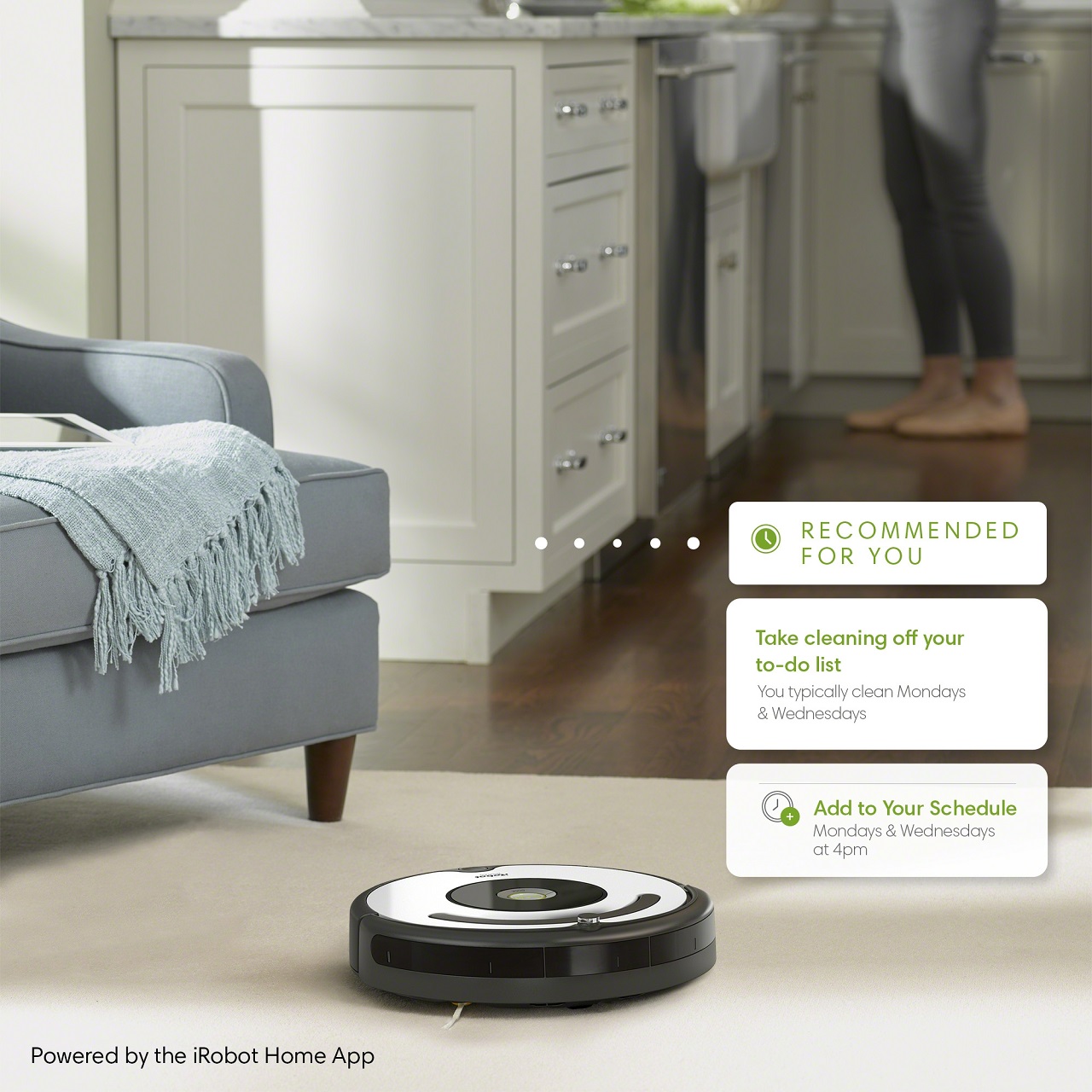 iRobot Roomba 670 Robot Vacuum-Wi-Fi Connectivity, Works with Google Home, Good for Pet Hair, Carpets, Hard Floors, Self-Charging - image 11 of 12