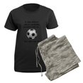thumbnail image 5 of CafePress - A Day Without Soccer Pajamas - Women's Short Sleeve Print T-Shirt and Pants Dark Cotton Pajama Set, 5 of 7