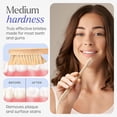 thumbnail image 4 of Cepillo de dientes VIVAGO Bamboo Medium Bristles 30 unidades para adultos, 4 of 5