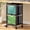 2 Large Drawers, variant on Xcosrack 4-Drawer Rolling File Cabinet, Mobile Under Desk Storage Cart with Wood Top & Steel Frame, Letter Size Hanging File Organizer for Home Office, Black