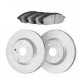 thumbnail image 2 of KarParts360 For Mercury Cougar 1996 1997 Brake Rotor Set | Front | Cast Iron Material | 5 Lug | Vented Type | Plain Style | With Brake Pads | Excluded Calipers, 2 of 4