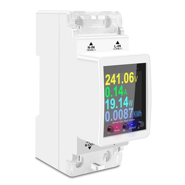 AT2PW-WIFI Tuya WIFI Din Rail Medidor de energía Interruptor inteligente Control remoto 100A Ehuebsd Para estrenar