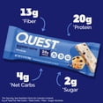 thumbnail image 2 of Quest Protein Bar, 20g Protein, Blueberry Muffin, Gluten Free, 12 Count, 2 of 8