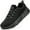 All Black, variant on STQ Women's Walking Shoes Slip on Cushioned Breathable Sneakers All Black US 6