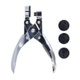 thumbnail image 2 of Plastic Bag Hole Puncher, Zinc Alloy Handheld Single Round Hole Punch, Lightweight Portable Plastic Film Hole Puncher  Punching Paper Film for Plastic Bag PVC Bag, 2 of 7