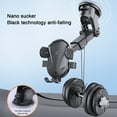 thumbnail image 4 of IPEWLEX Super Stable Car Phone Mount with Upgraded Locking Mechanism and 270° Rotatable Bottom Bracket,One-Handed Operation, Silica Gel Suction Cup, Full Protection Clamp Arm, 4 of 7