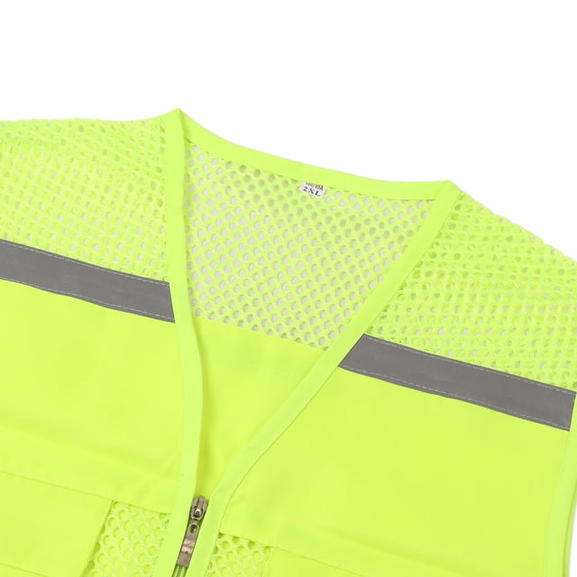 Chaleco de seguridad, chaleco de trabajo reflectante de seguridad Chaleco de seguridad de alta visibilidad Chaleco de trabajo de construcción de alta visibilidad Estándares líderes en la industria