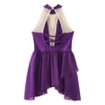 thumbnail image 4 of YONGHS Kids Girls Ballet Contemporary Lyrical Dance Dress Sleeveless Leotard Dancewear Purple 14, 4 of 5