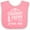Pink and White, variant on Inktastic Grammy and Pappy Love Me Girls Granddaughter Girls Baby Bib