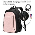 thumbnail image 2 of Balery Rabbit And Flower Print USB Charging Backpack for Men and Women - Water-Resistant, Anti-Theft Laptop Backpack with USB Port for Travel, Work, School, and College, 2 of 7