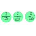 thumbnail image 2 of Spptty Animal Ear Tag,100Pcs Quality Plastic Animal Livestock Ear Tag for Rabbit Fox Dog  Marker Label, Round Ear Tag, 2 of 8