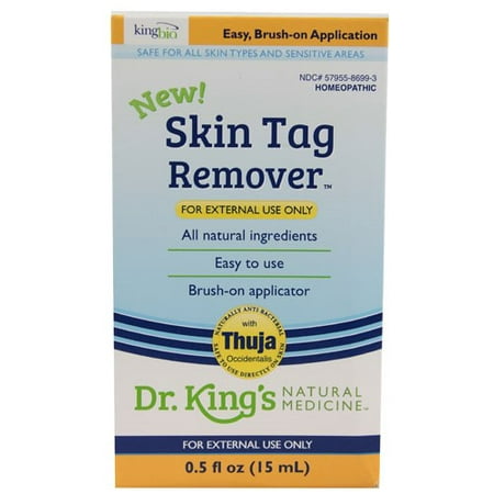 King Bio Homeopathic Skin Tag Remover 0.5 oz (Best Remedy For Skin Tags)