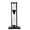 Large black sand, variant on lanema Large Black/White Iron Craft Hourglass Timer 30/60 Minutes Modern Sand Timer for Kitchens Home Office Desk Decoration