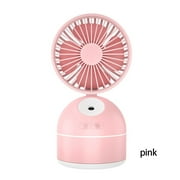 Mist Fan Adjustable Portable 200ML Humidifier Camping Portable Moisturizing Brushless Indoor Cooling Sleeping Work Misting Cooler Diffuser White