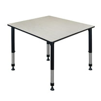 Belen Kox Kee 48" Square Height Adjustable Classroom Table - Maple