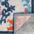 thumbnail image 3 of BNM Floral Scroll Indoor Outdoor Area Rug, 5' 6" x 8', Multicolor, 3 of 7
