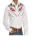 thumbnail image 1 of Camisas de hombre con estampado floral retro HD, nuevas blusas de hombre suaves y cómodas, tallas grandes, 2024, nuevo estilo, blusas de hombre, 1 of 6