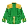 thumbnail image 5 of Aislor Girls Boys Hippie Music Star Jacket Fringe Coat Halloween Band Uniform Green 6, 5 of 7