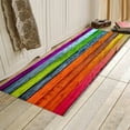 thumbnail image 2 of DOLITY Tapis de Couloir Rustique Tapis de Sol Moderne Orange (60x180cm), 2 of 9