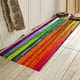 thumbnail image 2 of Alfombra Alfombra reversible Alfombra de piso Alfombras con borlas Felpudo Alfombra para lavadero Naranja (60x180cm), 2 of 9