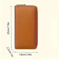 thumbnail image 3 of PENGX Ladies‘ Leather Long Wallet  Cowhide Long Wallet  Wallet Holder  Hand-held Bag, 3 of 6