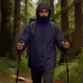 thumbnail image 6 of Men's Summer Lightweight Breathable Quick Dry Fishing Sun Protection Jacket Outdoor Travel Hoodie Windbreaker Packable Top | JASKFLY,Dark Blue M, 6 of 8