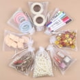 thumbnail image 6 of ABCISI  Organza Bags, 100Pcs 4"x6" Drawstring Jewelry Pouches for Wedding- Black Mesh Gift Pouches for Jewelry, Candy, Makeup (white), 6 of 15
