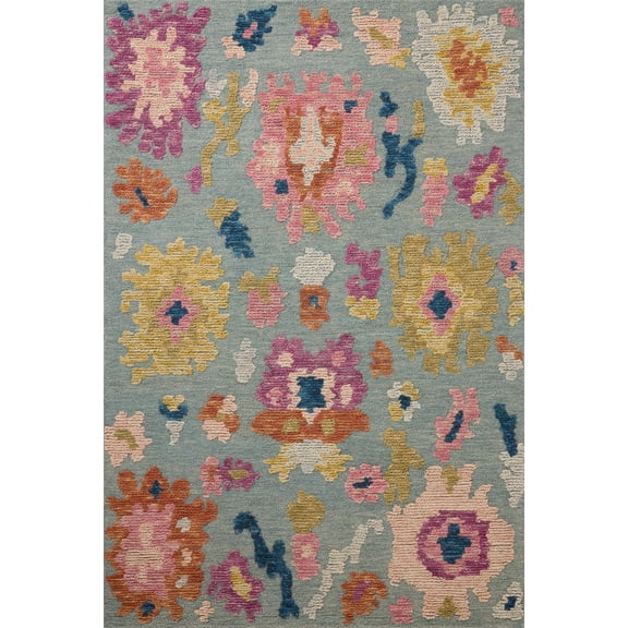 Loloi Tilly Spa / Multi 5'-0" x 7'-6" Area Rug