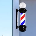 thumbnail image 1 of Luz de poste de peluquero de 23,6 pulgadas,Señal abierta de peluquería,Señales clásicas,Luz de señal abierta de salón impermeable para salón al aire l rojo azul, 1 of 8