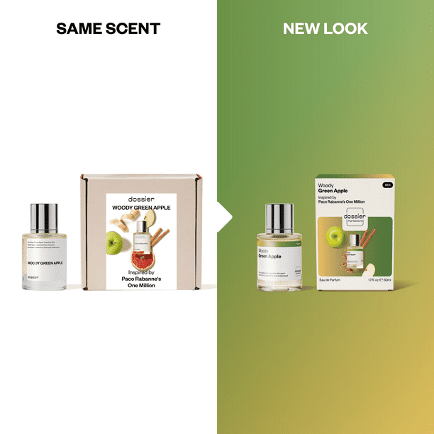 Dossier Woody Green Apple Perfume, Inspired by Paco Rabanne's One