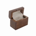 thumbnail image 4 of Jewellery Ring Display Stand Solid Wood Storage Box Vintage Men And Women Portable Travel Packing Case, 4 of 5