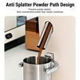 thumbnail image 3 of Anti Static Rechargeable Coffee Grinder, Memory Function with Multiple Grind Setting Mid Range Grinding Speed Silicone Suction Cups, 3 of 7