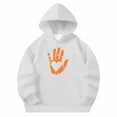 thumbnail image 5 of Spazoro Girls Hooded Sweatshirts, Soft & Comfy Cute Print Fashion Long Sleeve Fall Winter Tops for Girls White Size 4 T, 5 of 5