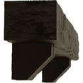 thumbnail image 4 of Ekena Millwork 6"H x 8"D x 60"W Riverwood Faux Wood Fireplace Mantel Kit with Ashford Corbels, Natural Ash, 4 of 10