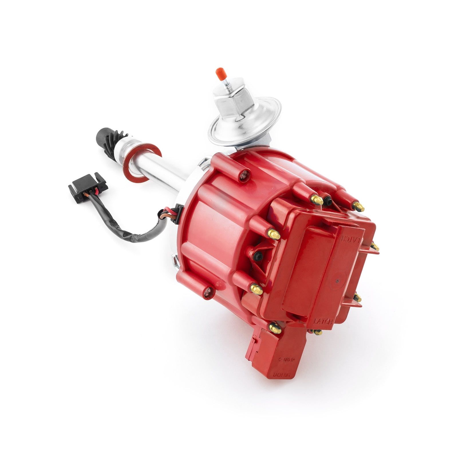 Speedmaster PCE376.1032.11 Compatible with Chevy SBC 350 BBC 454 6000 Series 65K Coil HEI Distributor [Red Cap]