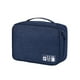 thumbnail image 1 of Bolsa organizadora de cables, bolsa de almacenamiento electrónico, organizador de dispositivos, cargador, cables, funda para auriculares, bolsa Almacenamiento y organización del hogar azul marino Yuarrent HA1344-03B, 1 of 6