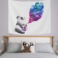 thumbnail image 3 of FREEAMG Tapestry Galaxy Watercolor Panda Tapestry Wall Hanging Decorative Wall Tapestries Wall Art Wall&nbsp;Blanket&nbsp;Bedding Tapestry for Bedroom Living Room Dorm Home Decor 60"x51", 3 of 7