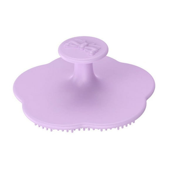 Silicone Baby Cradle Cap Brush - Flower Design, Scalp Exfoliation & Multifunctional - Gentle Tool for Newborns/Toddlers/Makeup Removal